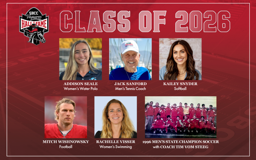 Inductees of 2026 SBCC Athletics Hall of Fame Announced