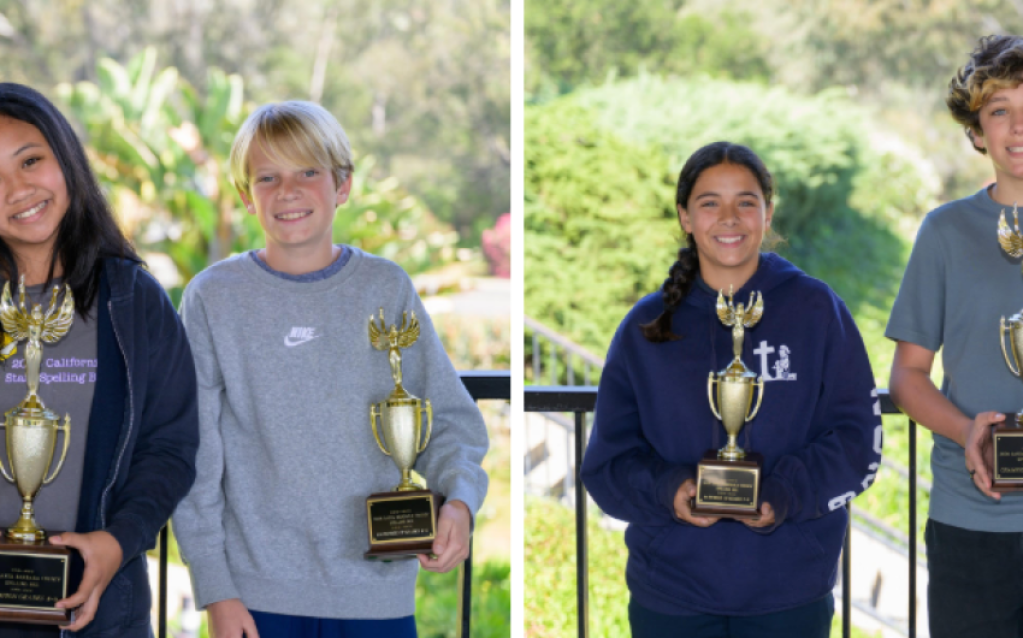 All Abuzz for the 2026 Santa Barbara County Spelling Bee Winners