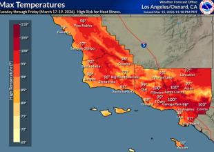 Dangerous Heat Wave Passing Through Santa Barbara County 