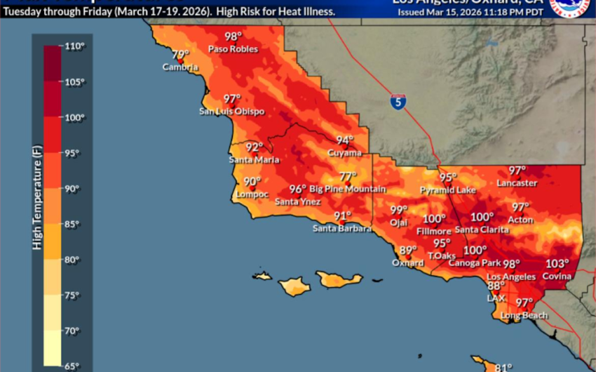 Dangerous Heatwave Passing Through Santa Barbara County 