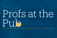 Profs at the Pub with Professor Kate McDonald