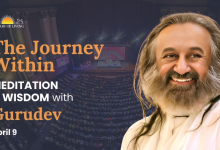 POSTPONED – Journey Within: Wisdom & Meditation with Gurudev – POSTPONED