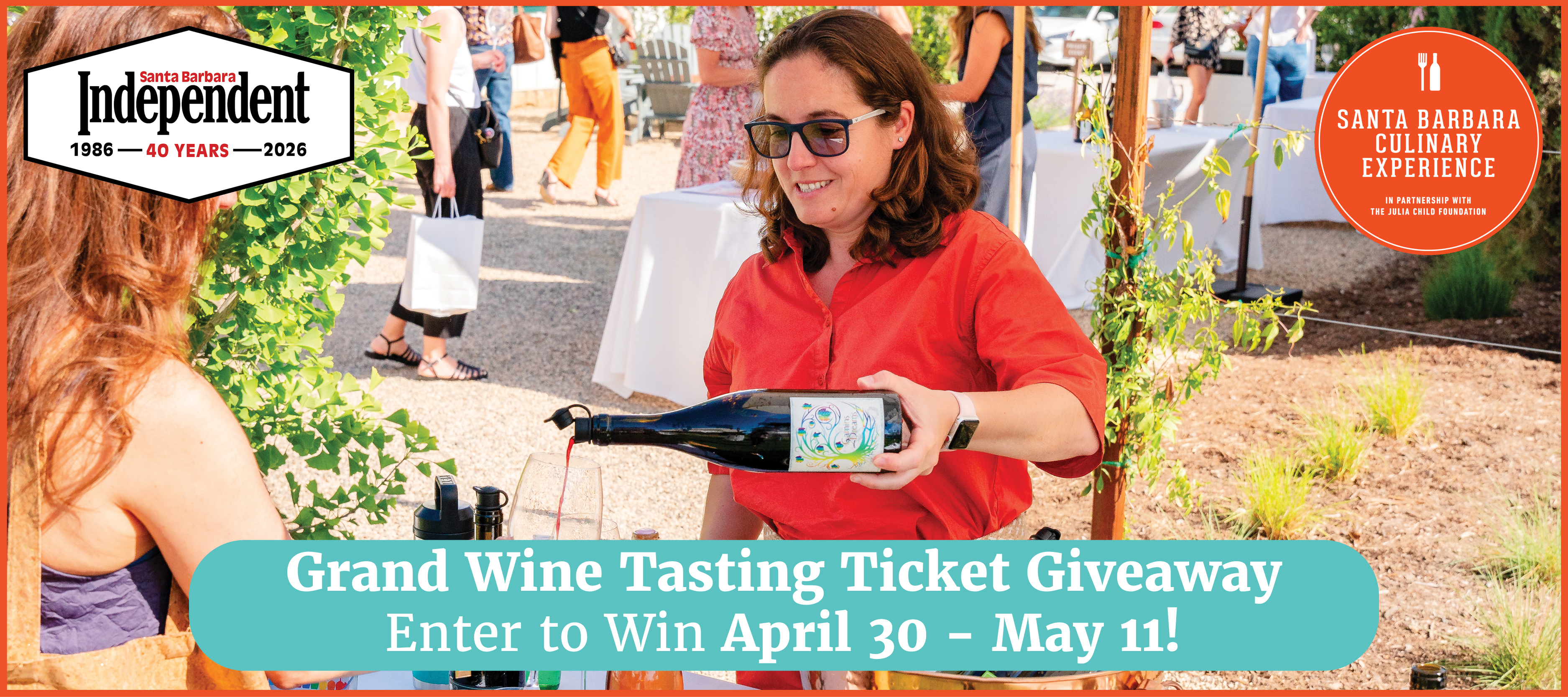 SB Culinary Experience Grand Wine Tasting Ticket Giveaway 2026