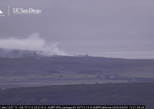Plato Fire Burning Near Vandenberg Space Launch Complex