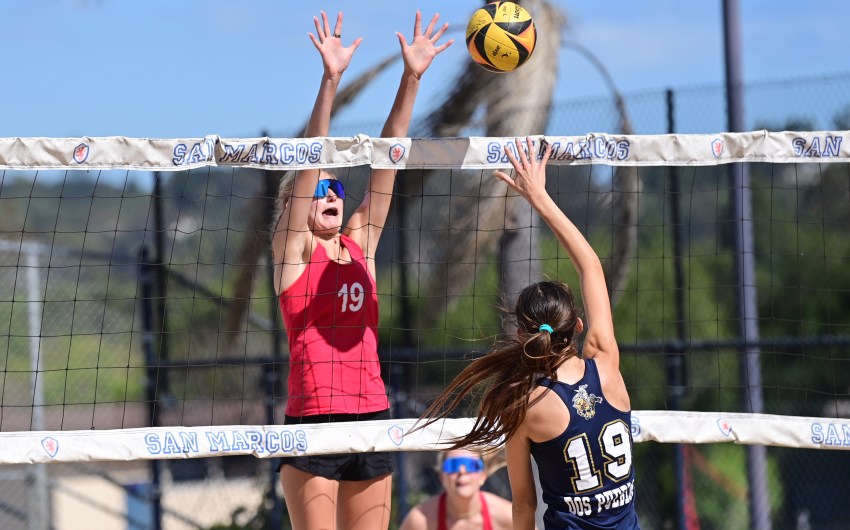 San Marcos Sweeps Dos Pueblos to Complete Perfect Channel League Beach Volleyball Season