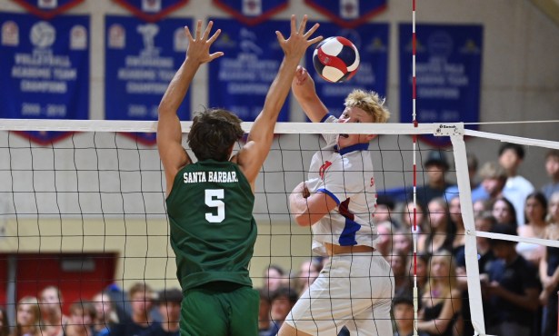 Boys’ Volleyball Roundup: San Marcos Captures Outright Channel League Title With Sweep of Rival Santa Barbara