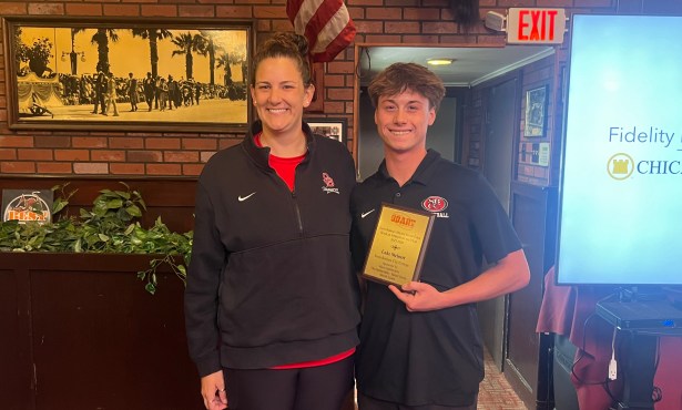 SBART Press Luncheon: Luke Steinert Honored as SBCC Scholar Athlete of the Year