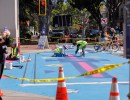Asphalt Art Project Gets Underway, Bringing Splash of Color to Downtown Santa Barbara