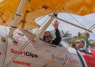 Senior Veterans Take to Skies over Santa Barbara in WWII-Era Aircraft
