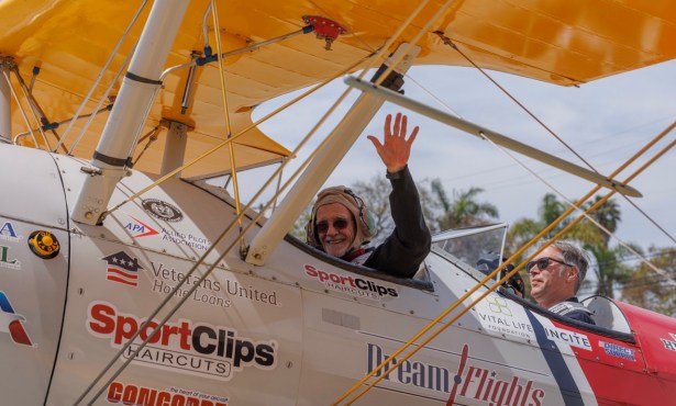 Senior Veterans Take to Skies over Santa Barbara in WWII-Era Aircraft