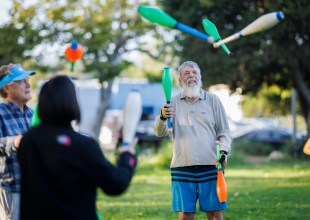 Jugglers Catch Fire at 50th Annual Isla Vista Juggling Festival