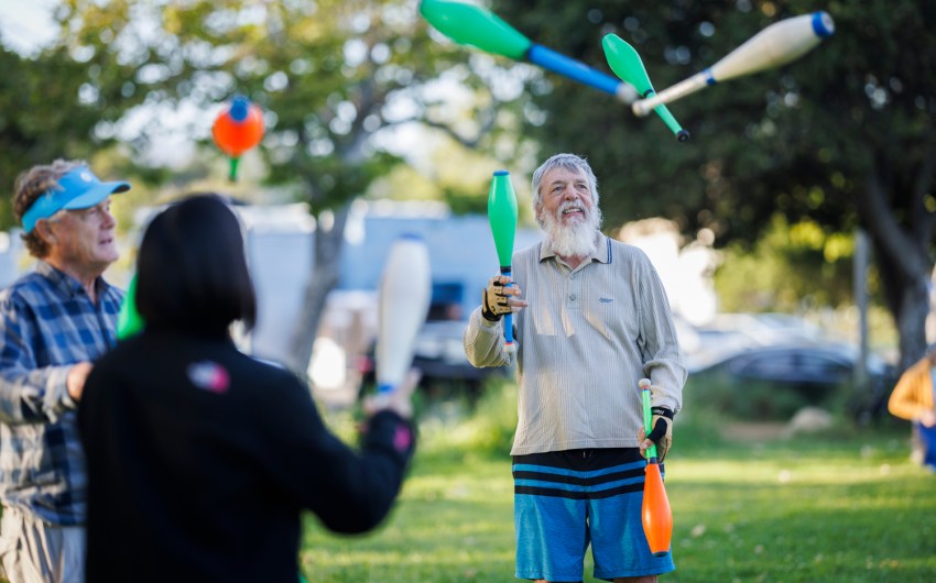 Jugglers Catch Fire at 50th Annual Isla Vista Juggling Festival