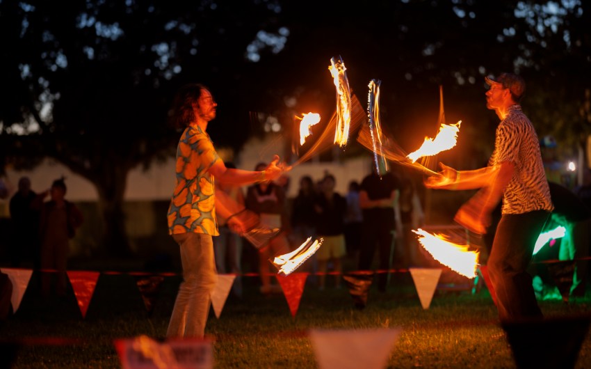 Jugglers Catch Fire at 50th Annual Isla Vista Juggling Festival