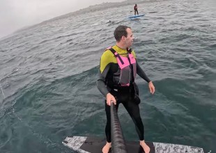 Shark Chases Foil Surfer Off Santa Barbara Coast 