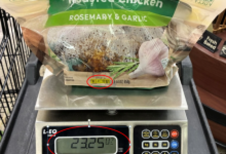El Comisionado Agrícola del Condado Emite una Alerta al Consumidor sobre Productos con Peso Insuficiente
