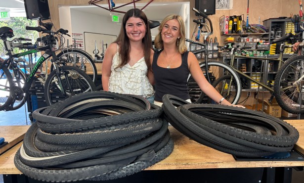 Two Undergrads Roll Out New Tire Recycling Program