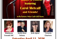 Dinner & Standup Comedy @ Wine Cask Gold Room