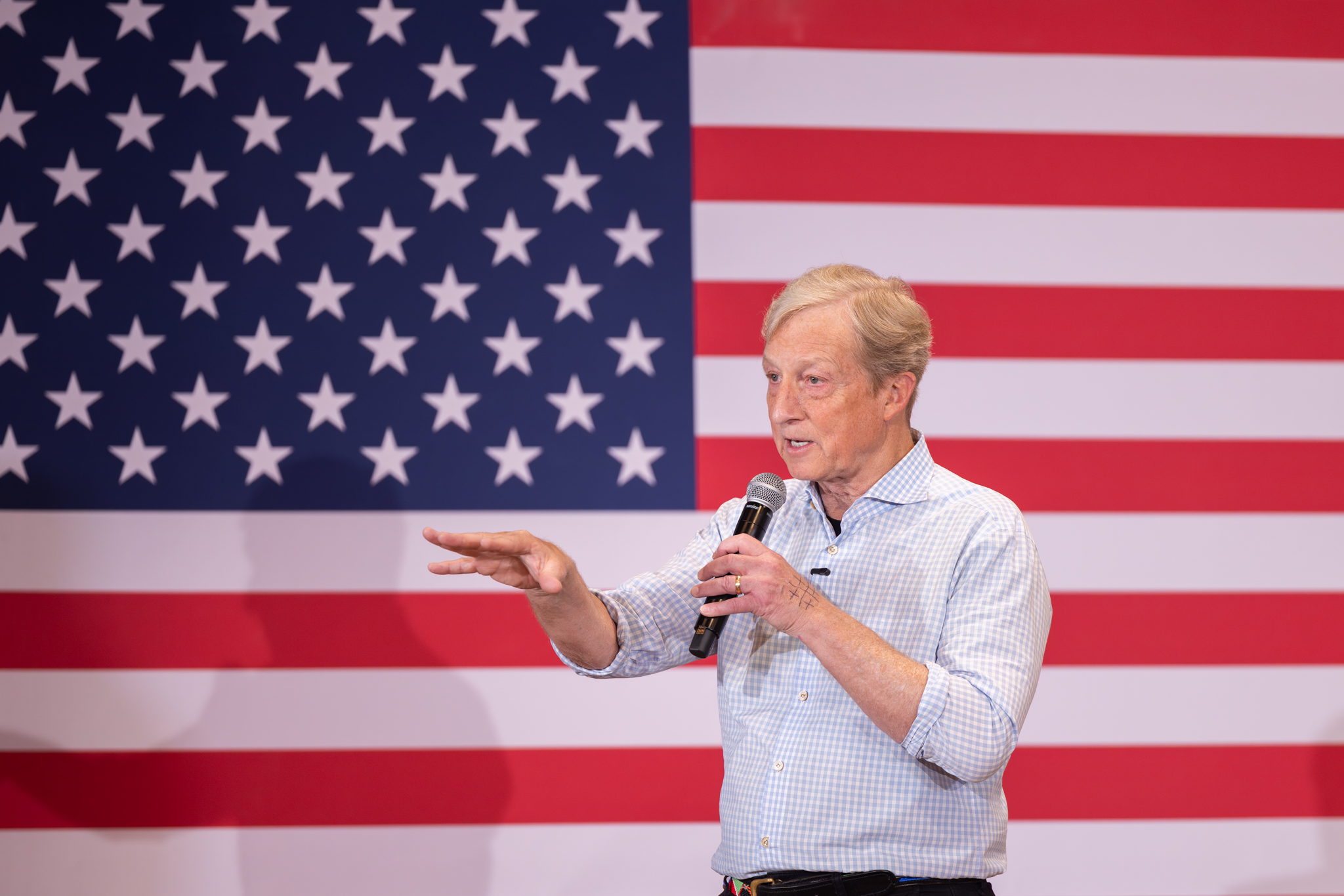 Tom Steyer, Billionaire Candidate for California Governor, Draws Hundreds to Santa Barbara Town Hall
