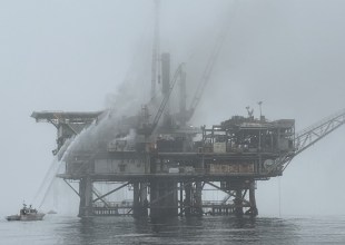 Fire Breaks Out on Platform Habitat off Coast of Summerland