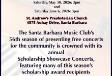 Santa Barbara Music Club Scholarship Concerts