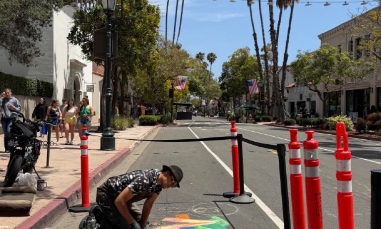 Bringing the Spirit of I Madonnari to the Arts District of Santa Barbara!