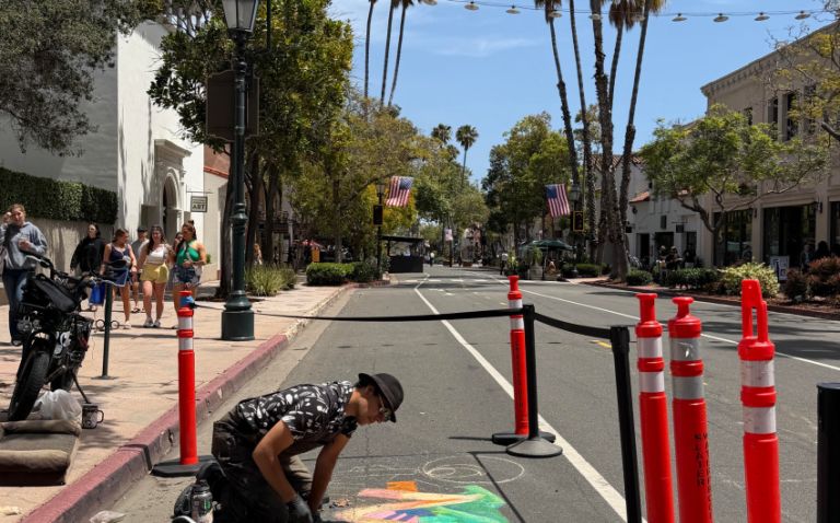 Bringing the Spirit of I Madonnari to the Arts District of Santa Barbara!