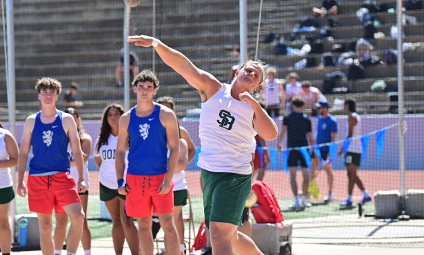 Malachi Johnston Takes Eighth Place in the Shot Put at CIF State Track And Field Final
