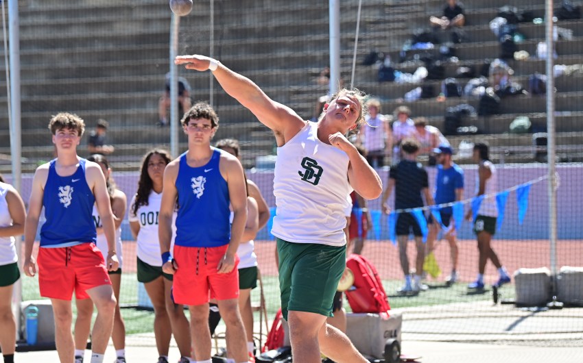 Malachi Johnston Takes Eighth Place in the Shot Put at CIF State Track And Field Final