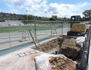 Repairs Underway on Sunken Track at Santa Barbara High’s Peabody Stadium