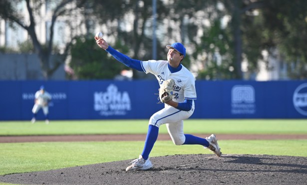Jackson Flora Delivers Two-Hit Shutout in UC Santa Barbara’s 1-0 Win Over UC Riverside