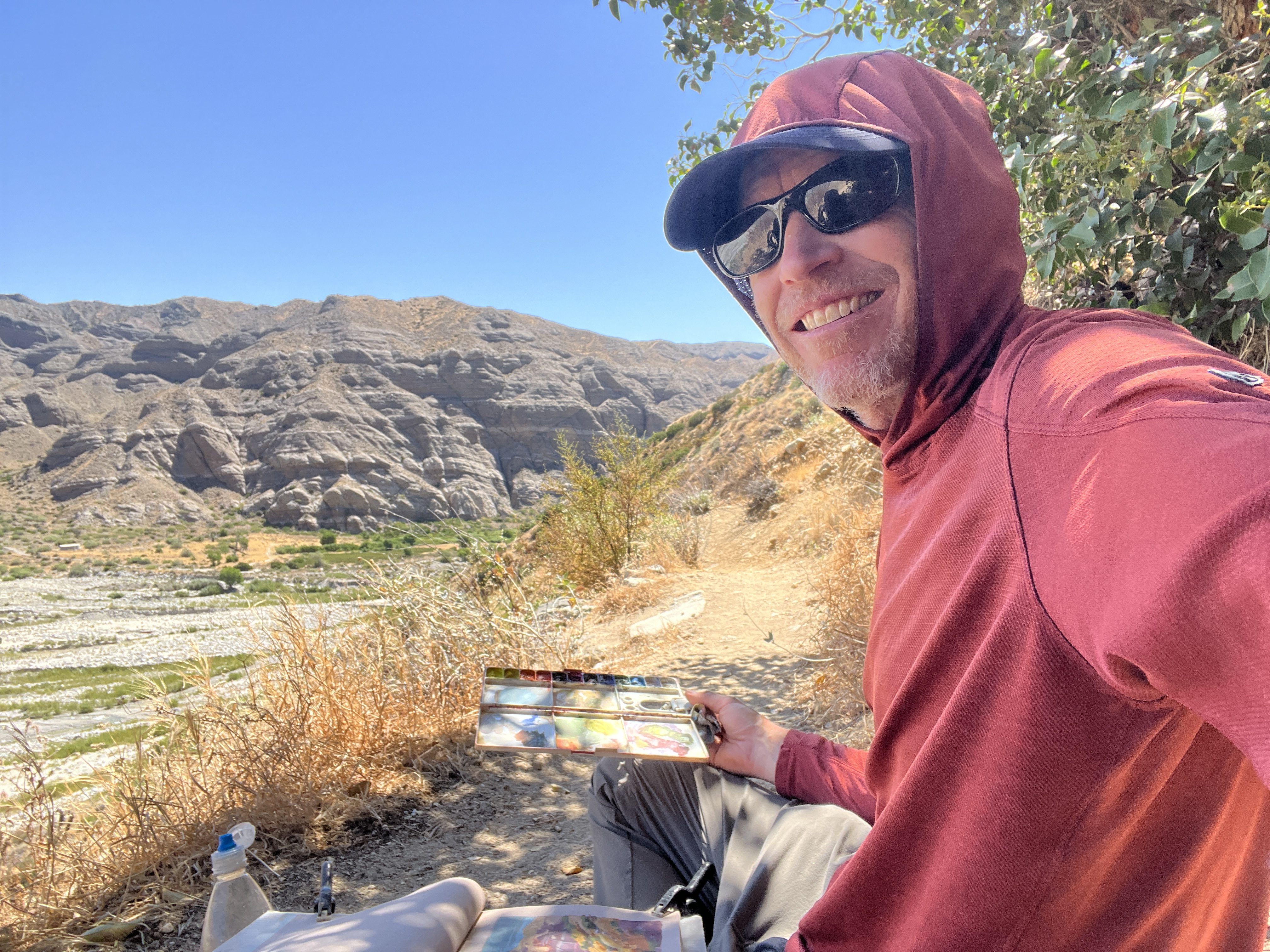 Santa Barbara's Kevin Gleason Paints the Pacific Crest Trail