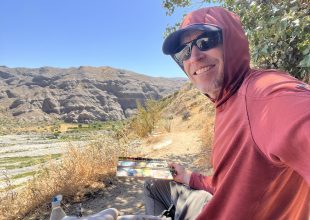 Santa Barbara’s Kevin Gleason Paints the Pacific Crest Trail