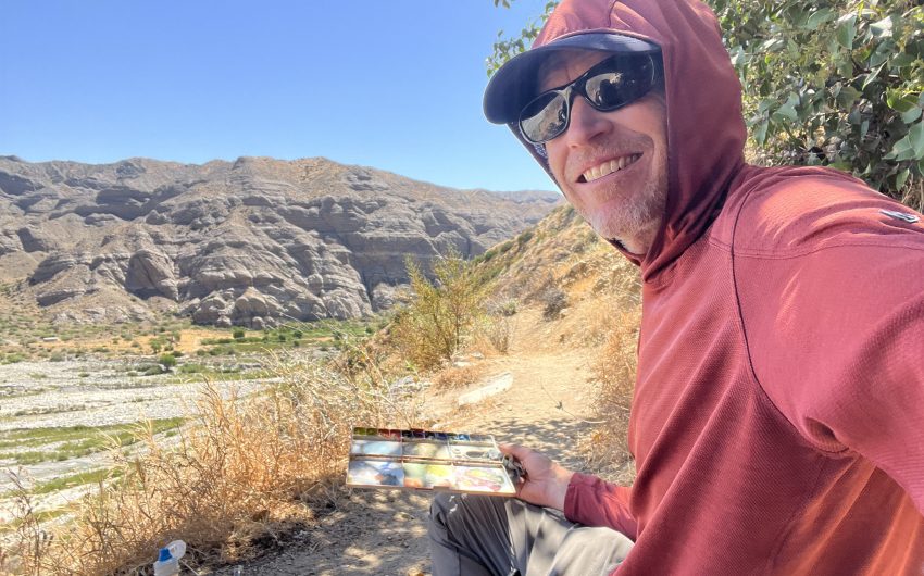 Santa Barbara’s Kevin Gleason Paints the Pacific Crest Trail