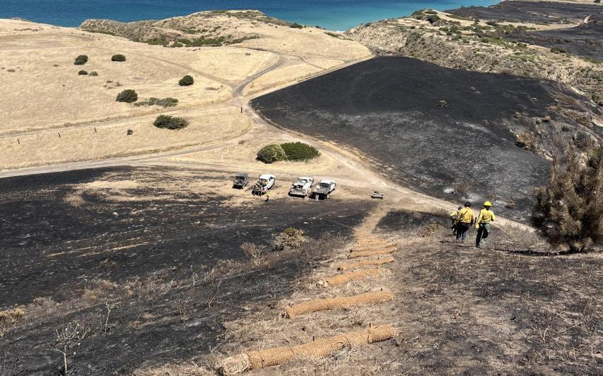 Santa Rosa Island Fire Nears Full Containment