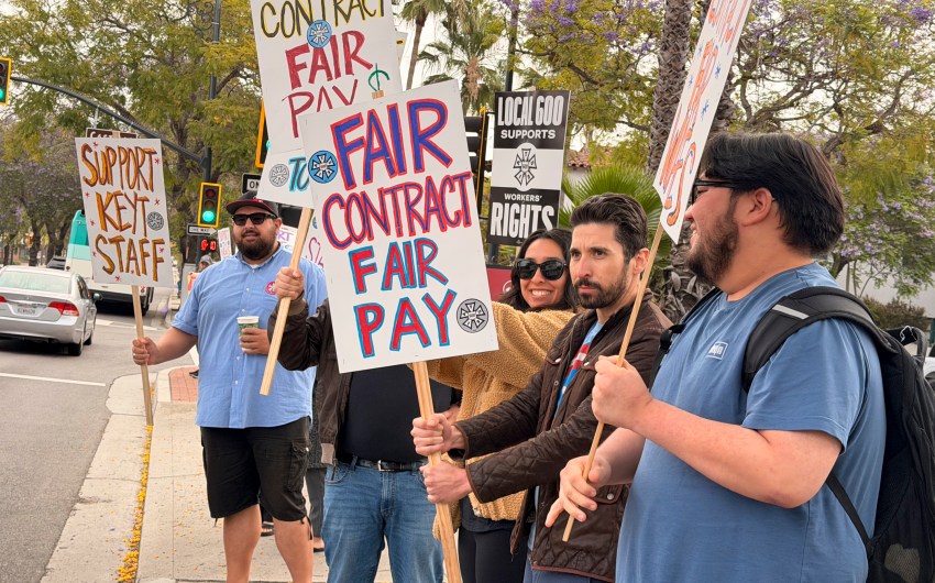 KEYT Workers Picket in Santa Barbara While Contract Negotiations Stall
