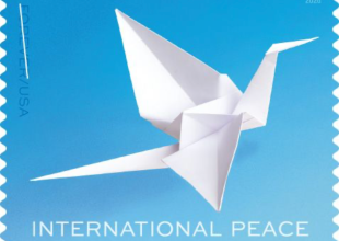 Santa Barbara Peace Crane Featured on New U.S. Stamp