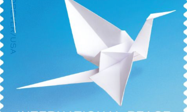 Santa Barbara Peace Crane Featured on New U.S. Stamp