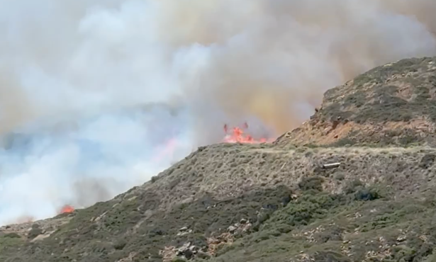 Santa Rosa Island Fire Explodes to More than 10,000 Acres over Weekend