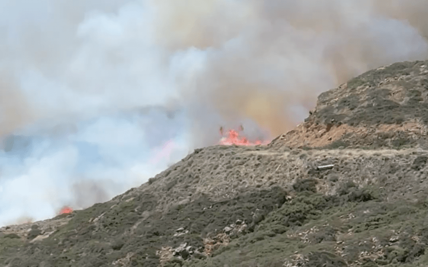 Santa Rosa Island Fire Explodes to More than 10,000 Acres over Weekend