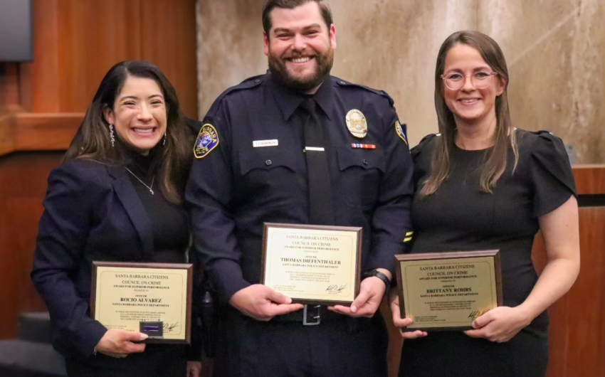 Santa Barbara Police Department’s Co-Response Team Honored with Thomas Guerry Award 