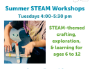 Summer STEAM Workshops EE Makerspace – Art From Scrap