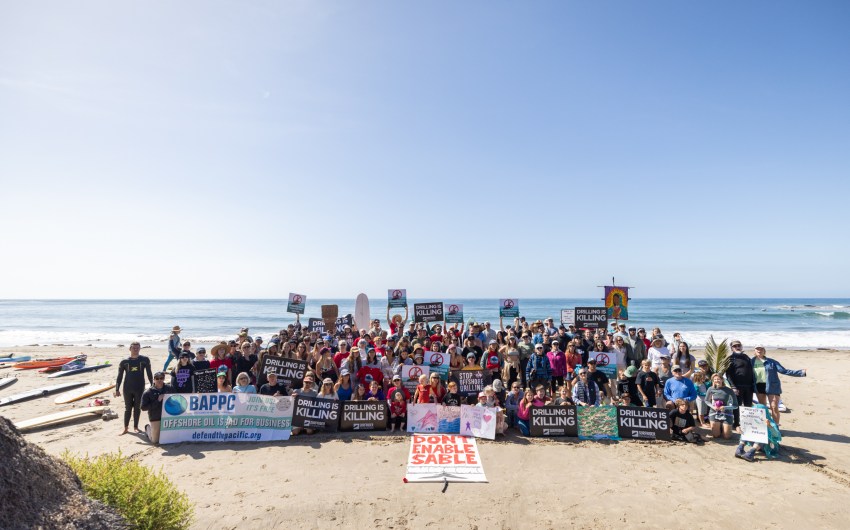 Surfrider Foundation Paddleout Builds a Wave of Support to Oppose Oil Drilling off Santa Barbara Coast