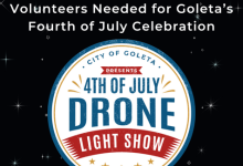 Volunteers Needed for Goleta’s 4th July Drone Show