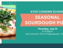 Seasonal Sourdough Pizza Cooking Class