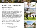Spa Club Membership Open House
