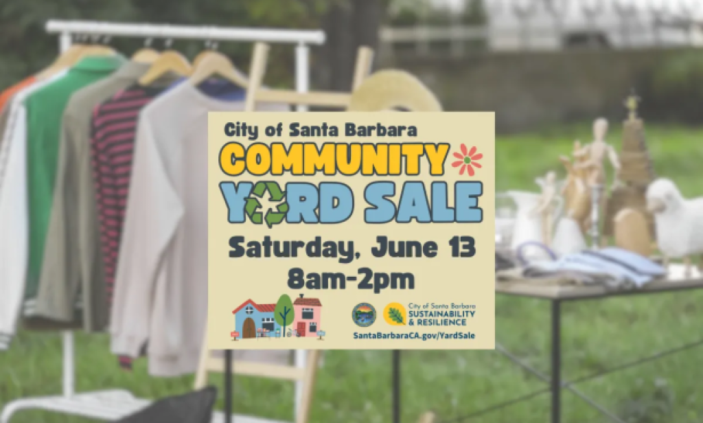 Shop Sustainably at the City of Santa Barbara’s Community Yard Sale!