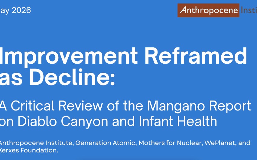 San Luis Obispo Healthiest Decades Happened with Diablo Canyon Operating