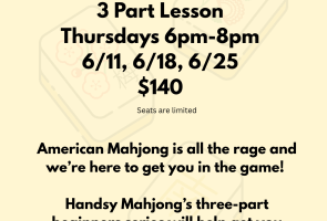 Mahjong Lessons with Handsymahjong