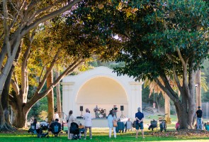 Prime Time Band at the Band Shell