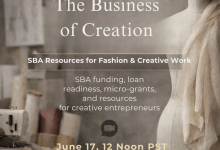 Zoom Meeting: SBA Financial Resources for Creatives